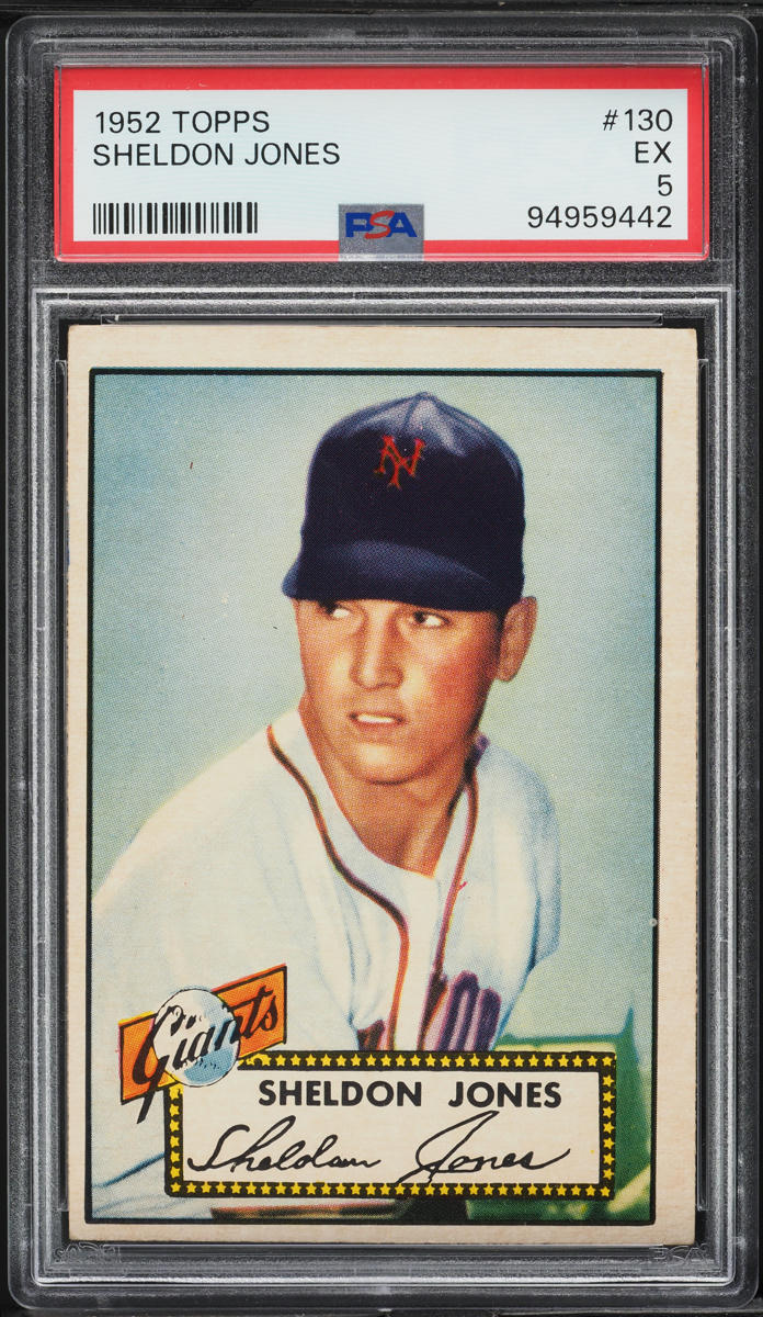 1952 Topps Sheldon Jones #130 PSA 5 EX