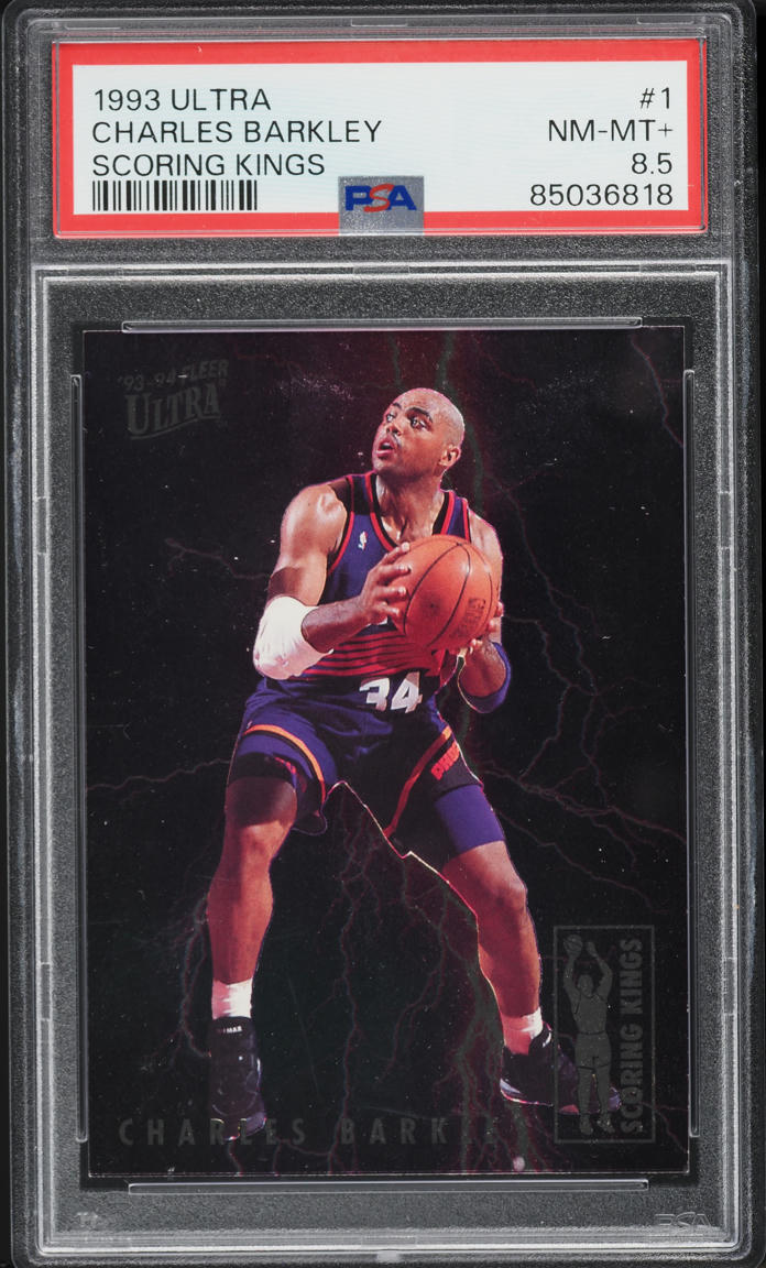 1993 Ultra Scoring Kings Charles Barkley #1 PSA 8.5 NM-MT+