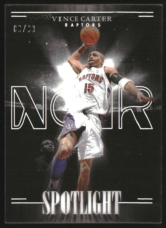 2023-24 Panini Noir Spotlight #10 Vince Carter /99