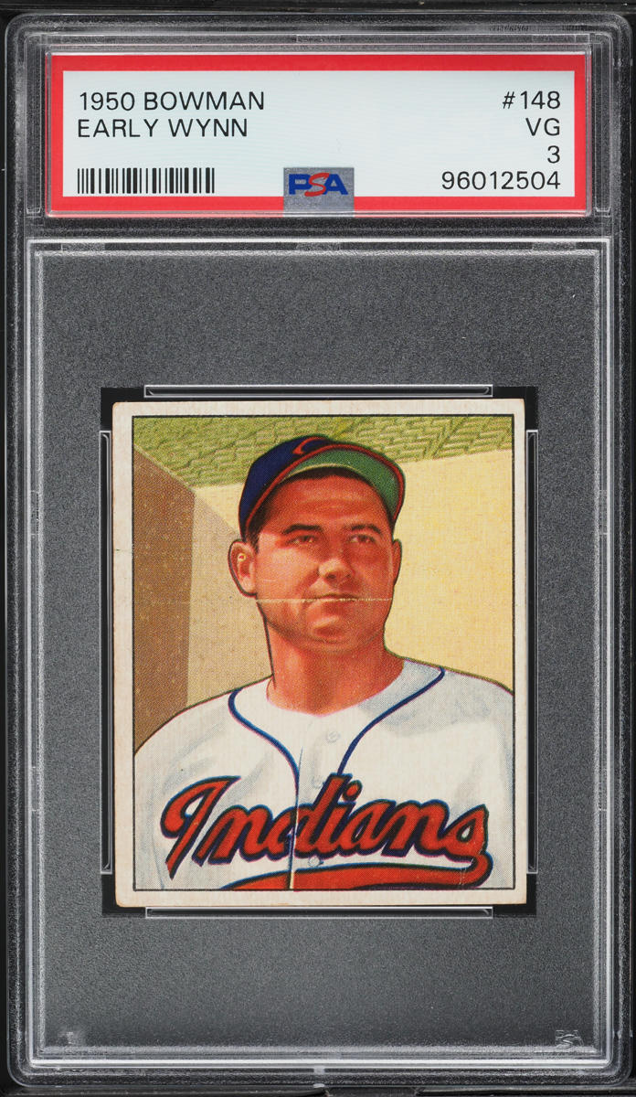 1950 Bowman Early Wynn #148 PSA 3 VG