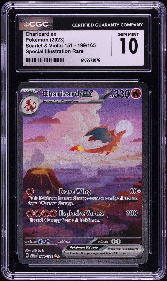 2023 Pokemon Scarlet & Violet 151 Charizard ex Special Illustration Rare  #199 CGC 10 | Card Ladder