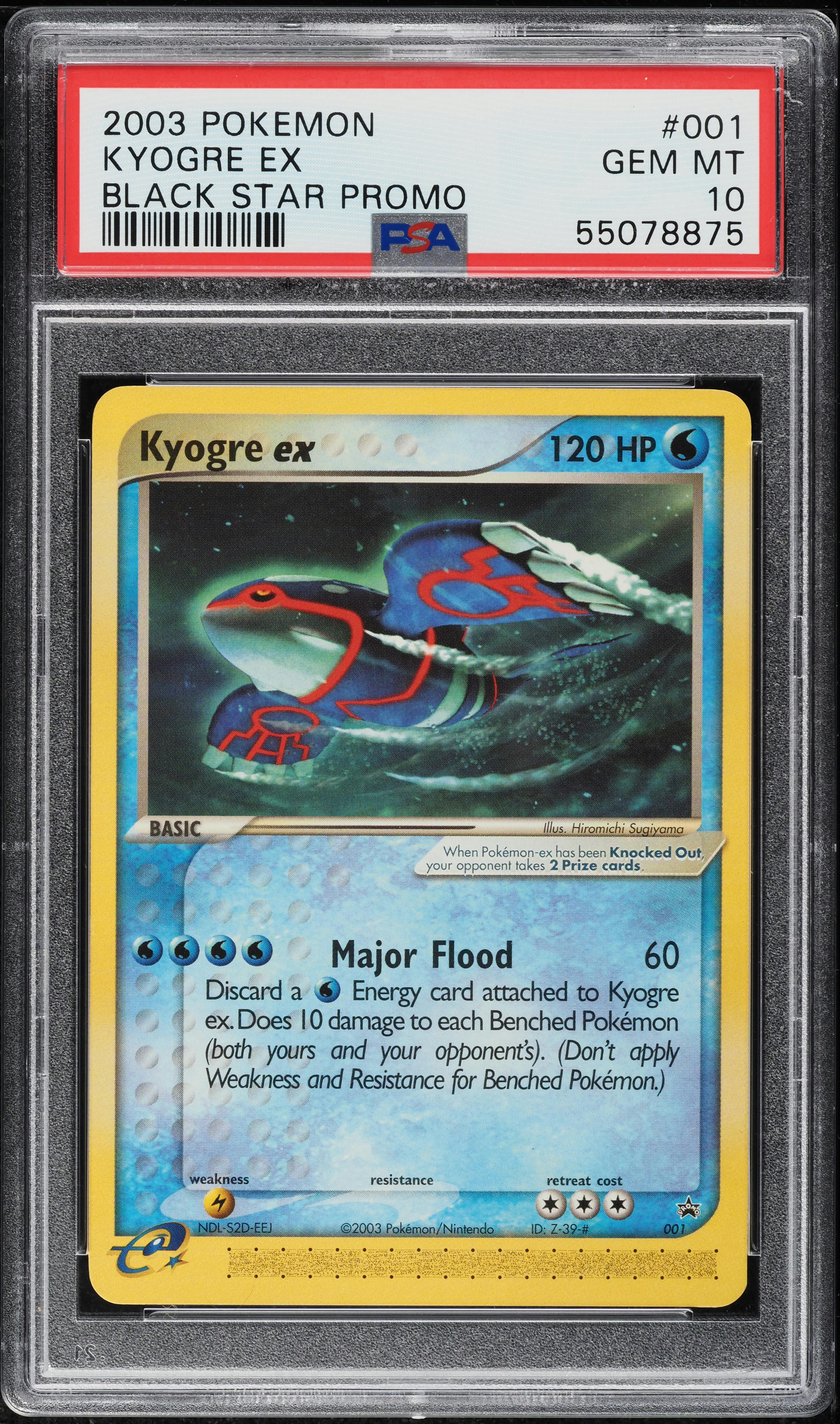 2003 Pokemon Black Star Promo Kyogre EX #1 PSA 10 GEM MINT
