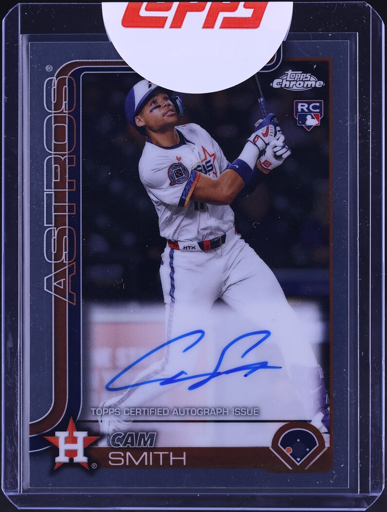 Cam Smith #RA-CAM 2025 Topps Chrome Logofractor Edition Baseball Rookie Autographs