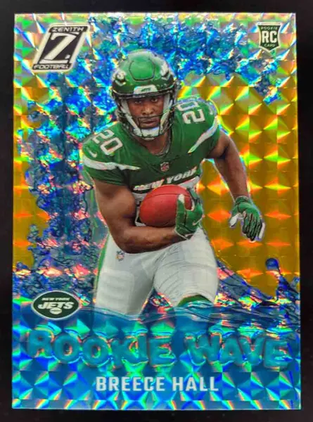 2022 Panini Zenith Rookie Wave Gold #RW-BH Breece Hall RC /10