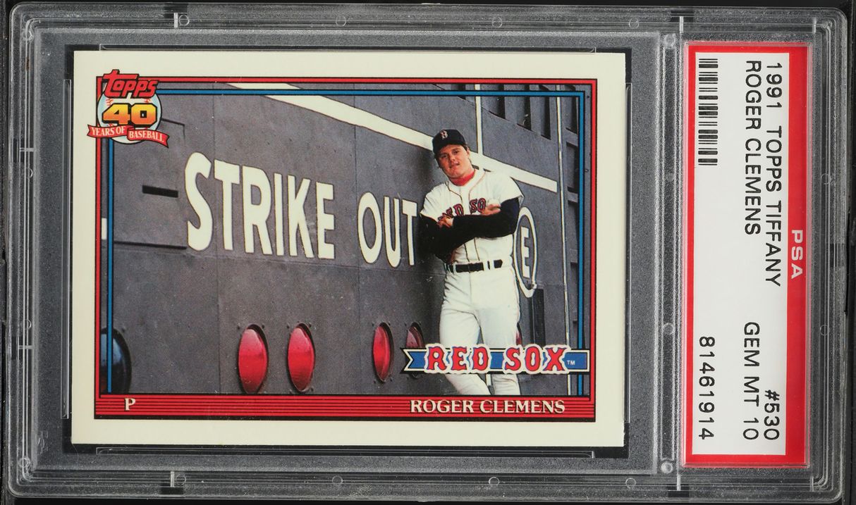 1991 Topps Tiffany Roger Clemens #530 PSA 10 GEM MINT