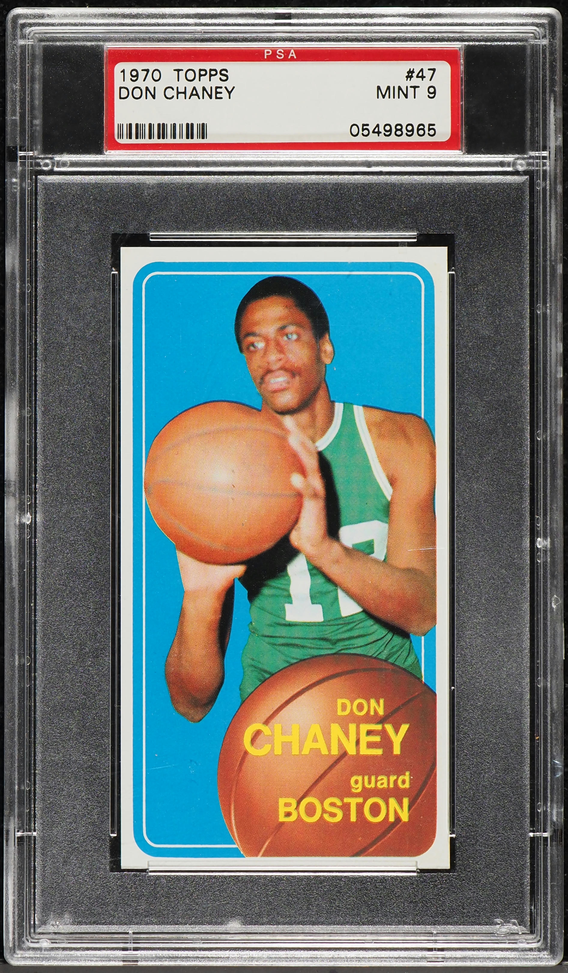 1970 Topps Basketball Don Chaney ROOKIE #47 PSA 9 MINT