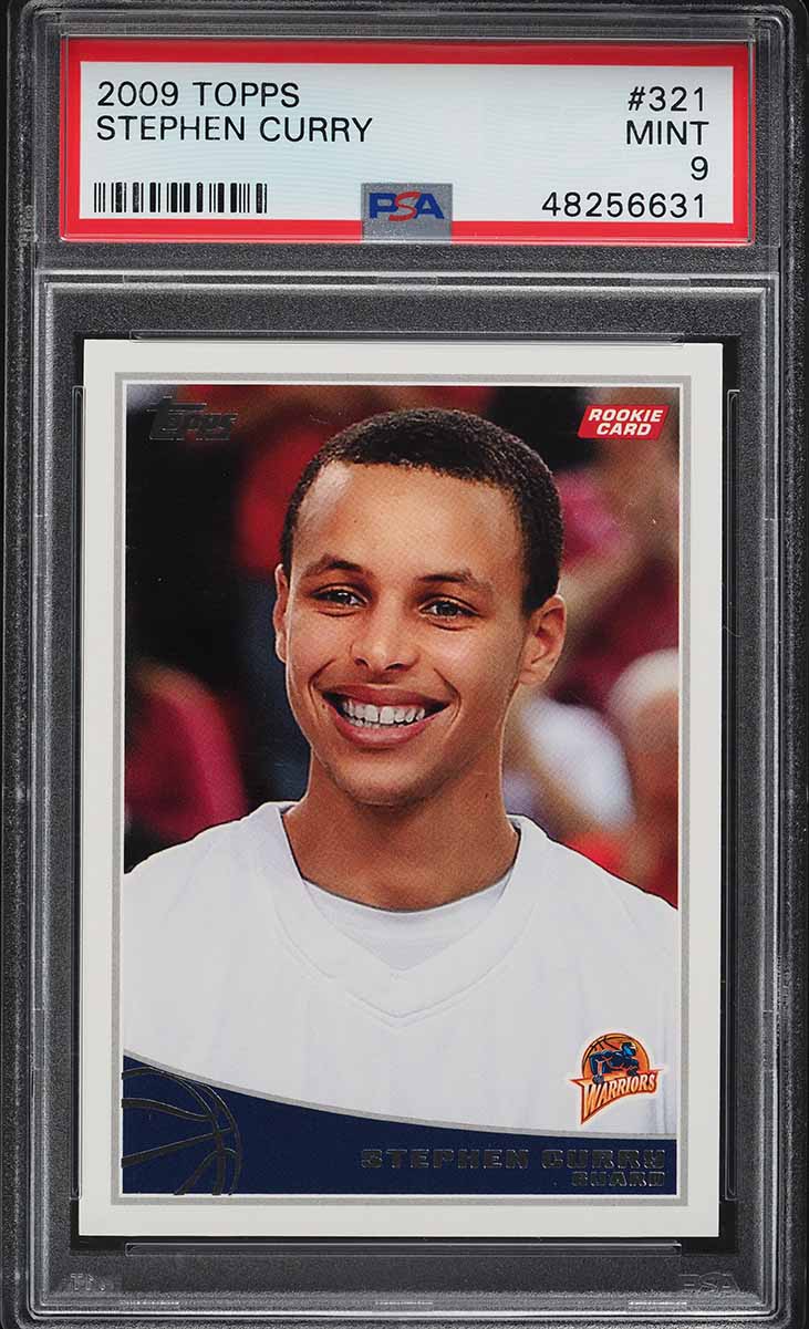 2009 Topps Basketball Stephen Curry ROOKIE #321 PSA 9 MINT