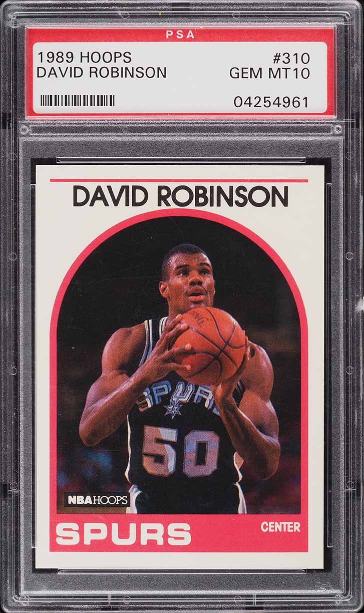 1989 Hoops David Robinson ROOKIE #310 PSA 10 GEM MINT