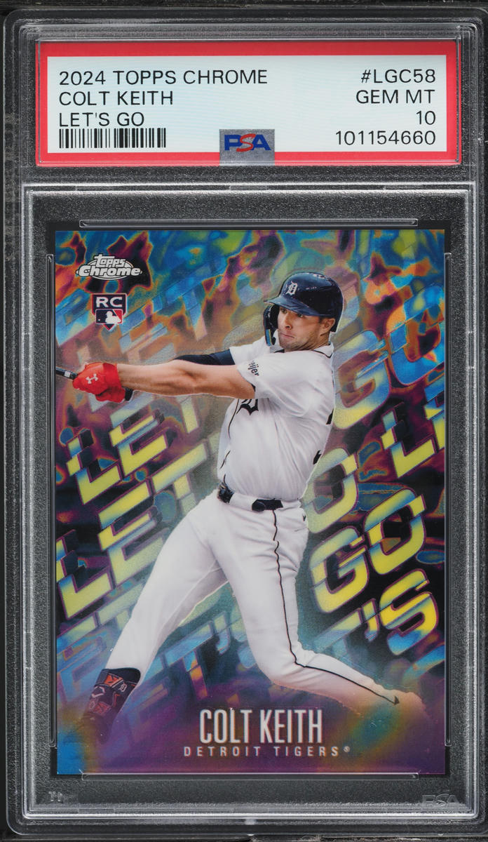 2024 Topps Chrome Let's Go Update Colt Keith ROOKIE #LGC-58 PSA 10 GEM MINT