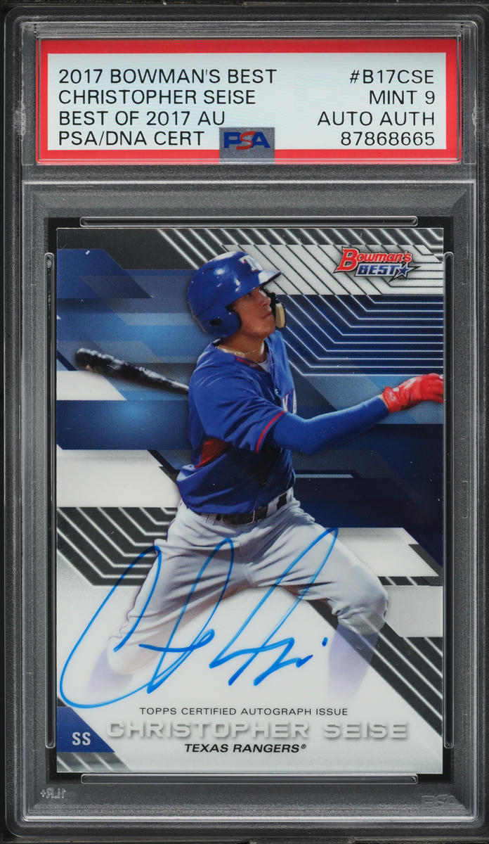 Christopher Seise #B17-CSE 2017 Bowman's Best Baseball Best of 2017 Autographs