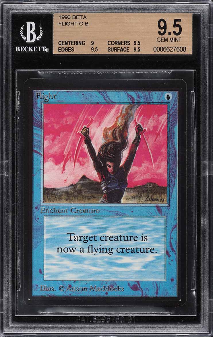 1993 Magic The Gathering MTG Beta Flight BGS 9.5 GEM MINT