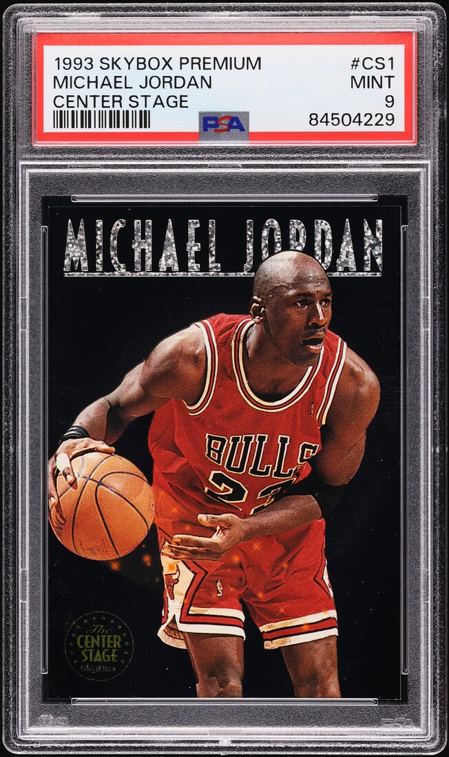 1993 Skybox Premium Center Stage Michael Jordan #CS1 PSA 9 MINT
