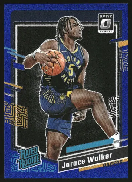 2023-24 Donruss Optic Blue Glitter Prizm #226 Jarace Walker RC Rated Rookie /15