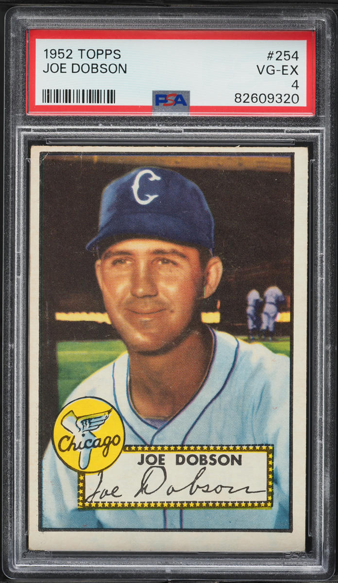1952 Topps Joe Dobson #254 PSA 4 VGEX