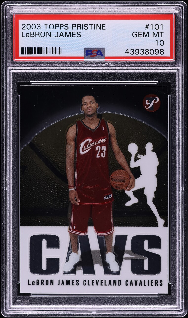 2003 Topps Pristine LeBron James ROOKIE #101 PSA 10 GEM MINT