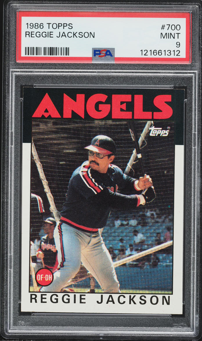 1986 Topps Reggie Jackson #700 PSA 9 MINT