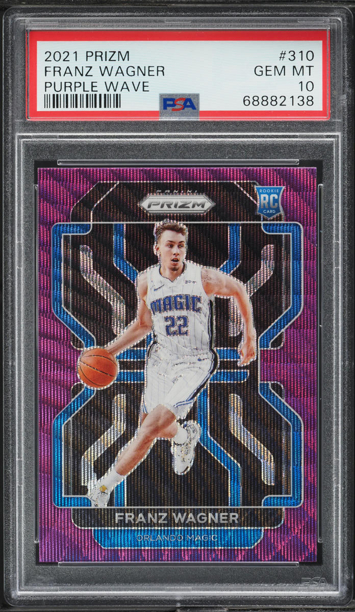2021 Panini Prizm Purple Wave Franz Wagner ROOKIE #310 PSA 10 GEM MINT
