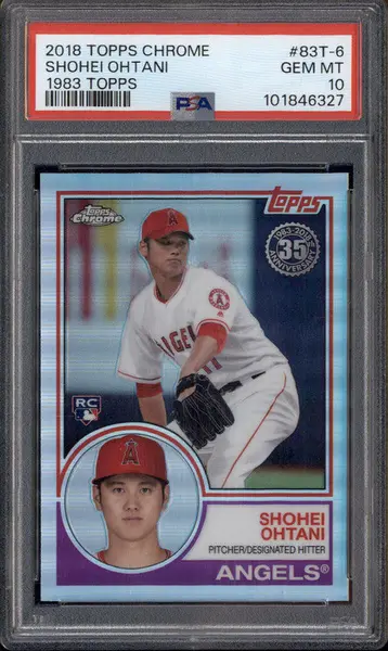 Shohei Ohtani 2018 Topps Chrome #83T-6 1983 Topps Price