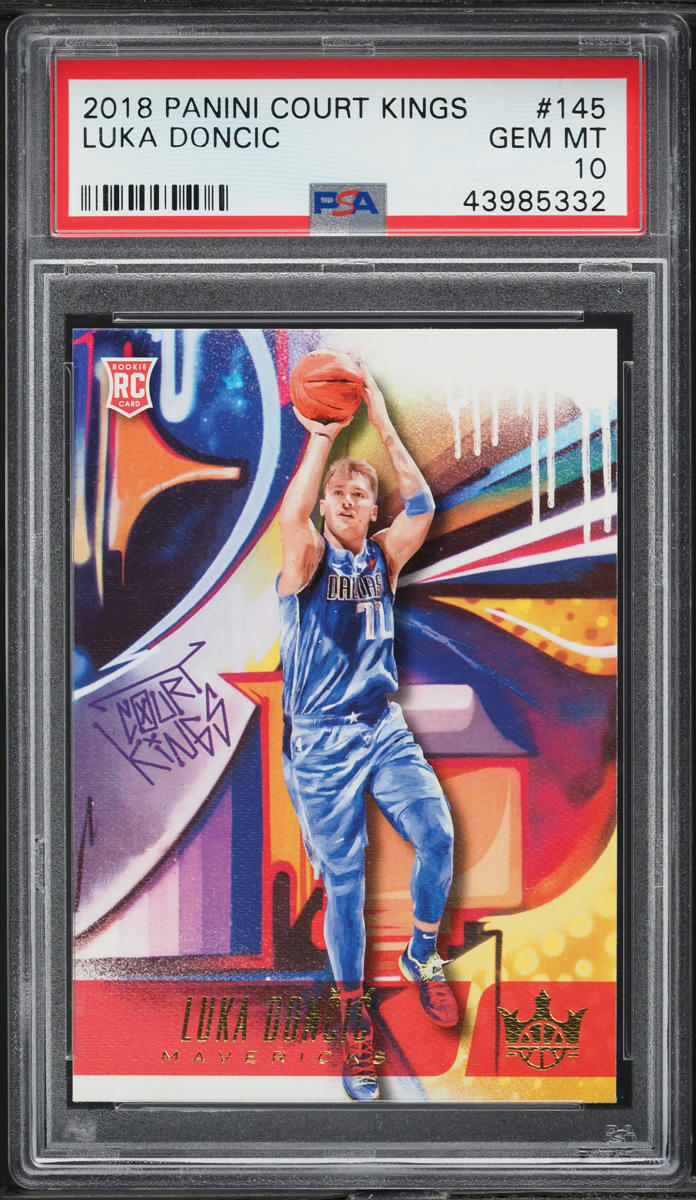 2018 Panini Court Kings Level 2 Luka Doncic ROOKIE #145 PSA 10 GEM MINT