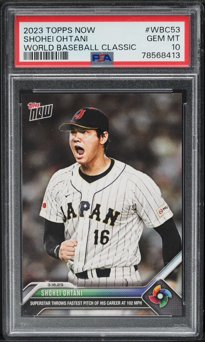 2023 Topps Now World Baseball Classic Shohei Ohtani #WBC-53 PSA 10 GEM MINT