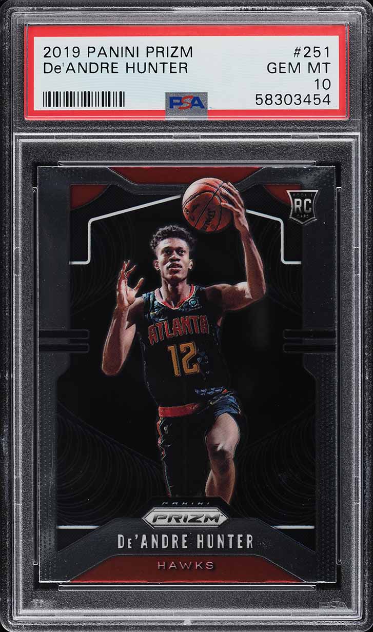 2019 Panini Prizm De'Andre Hunter ROOKIE #251 PSA 10 GEM MINT