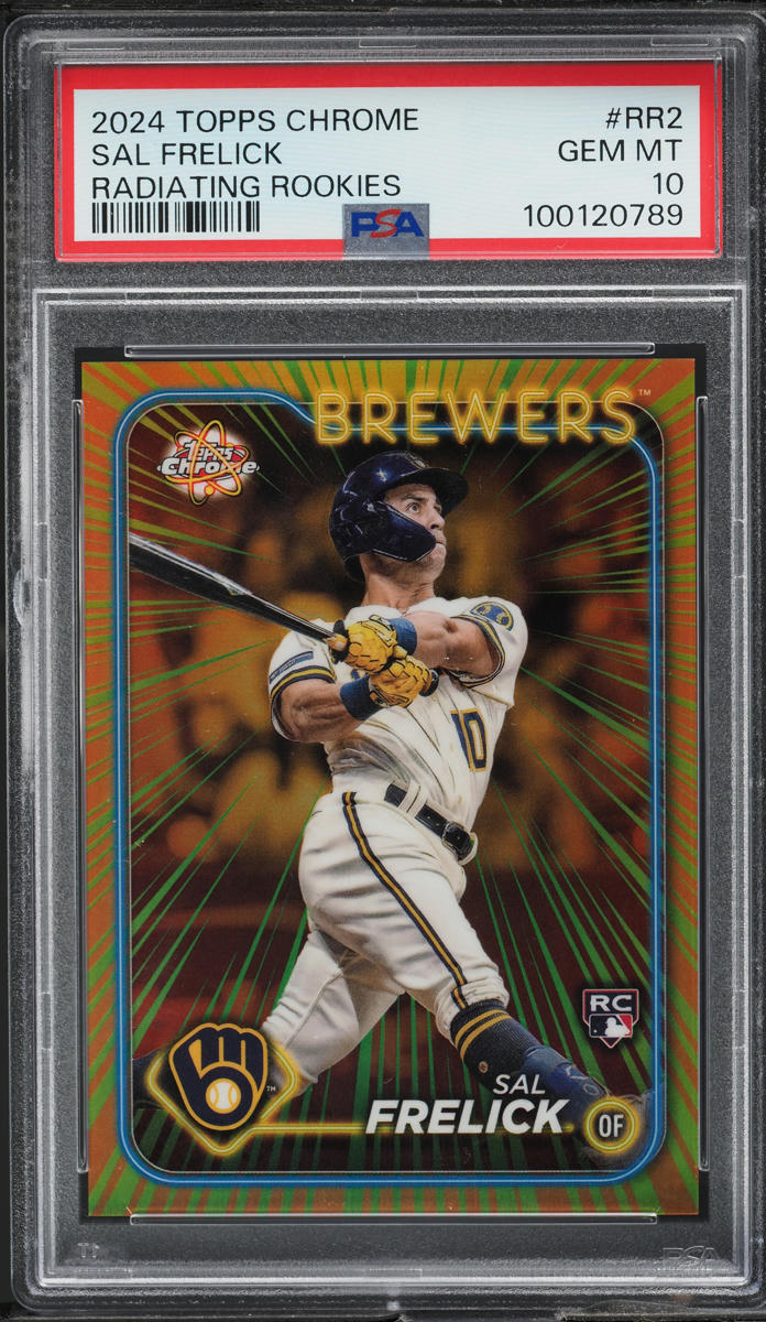 2024 Topps Chrome Radiating Sal Frelick ROOKIE #RR-2 PSA 10 GEM MINT