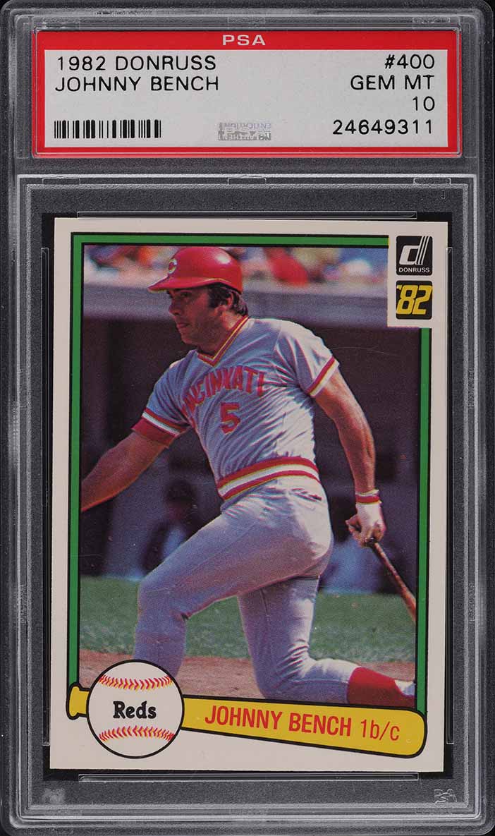 1982 Donruss Johnny Bench #400 PSA 10 GEM MINT