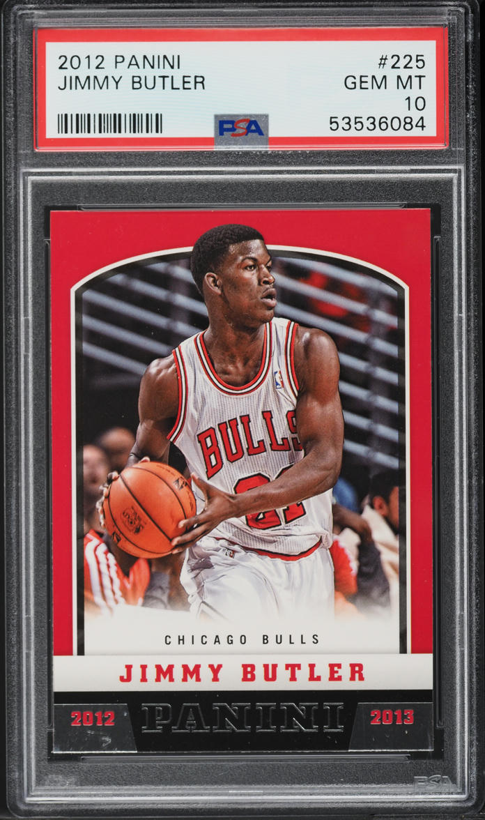 2012 Panini Basketball Jimmy Butler #225 PSA 10 GEM MINT