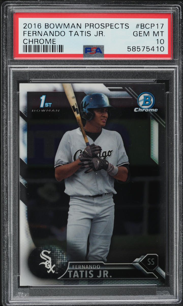 2016 Bowman Chrome Prospects Fernando Tatis Jr. ROOKIE #BCP17 PSA 10 GEM MINT