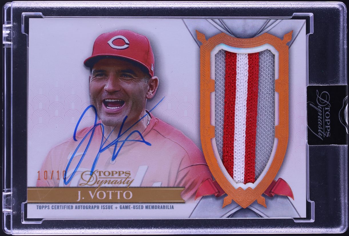2024 Topps Dynasty Joey Votto PATCH AUTO 10/10 #DAP-JV5