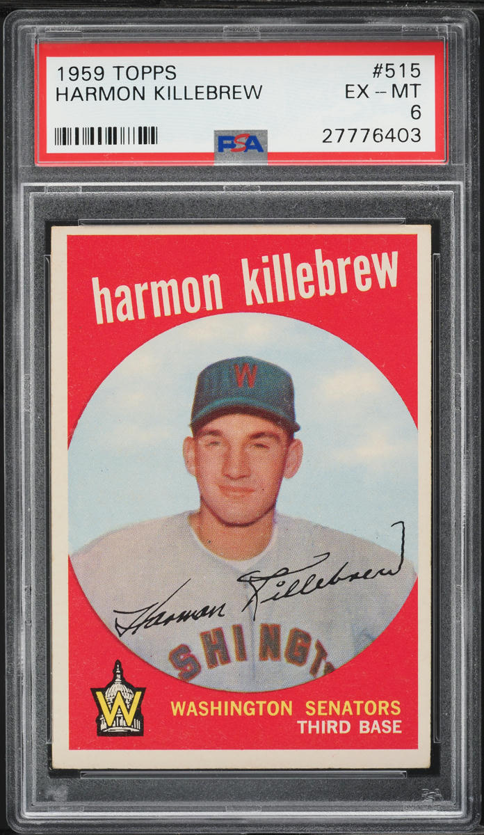 1959 Topps Harmon Killebrew #515 PSA 6 EXMT