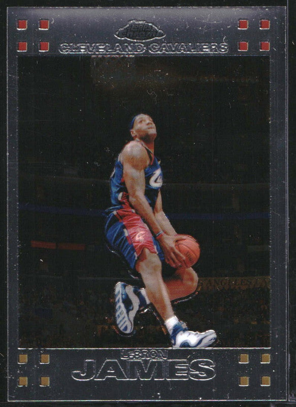 2007-08 Topps Chrome #23 LeBron James