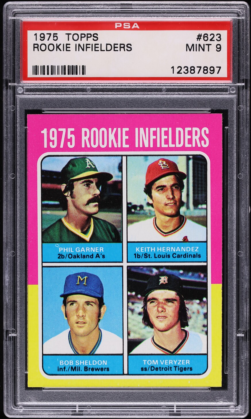 1975 Topps Keith Hernandez ROOKIE #623 PSA 9 MINT