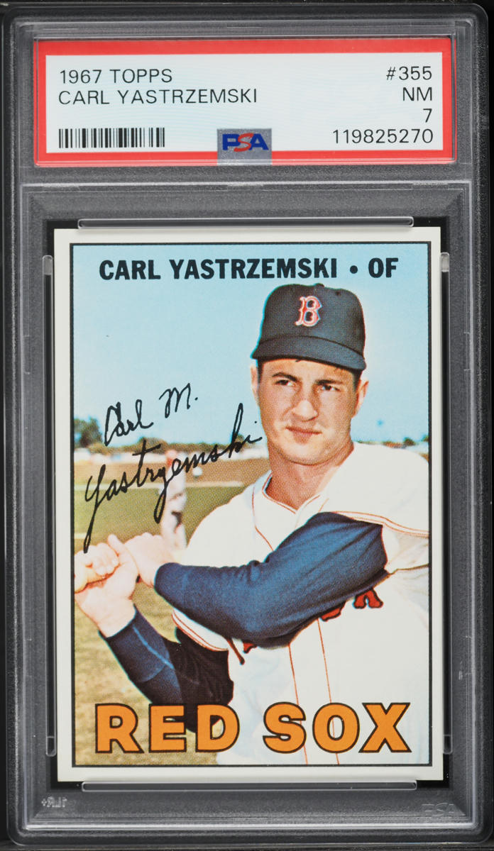 1967 Topps Carl Yastrzemski #355 PSA 7 NRMT