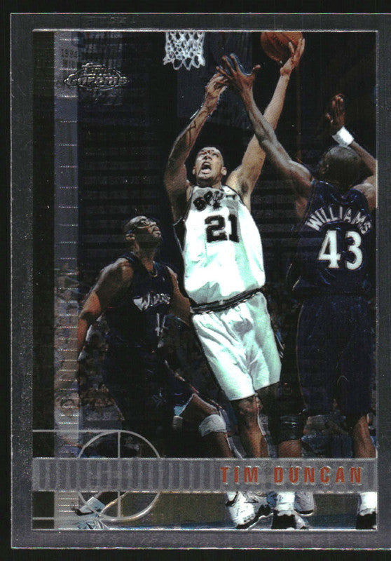 1997-98 Topps Chrome #115 Tim Duncan RC