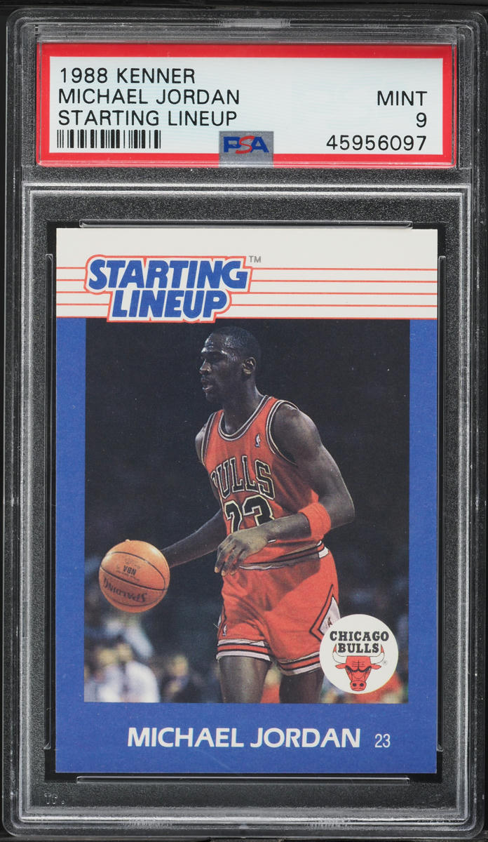 1988 Kenner Starting Lineup Michael Jordan PSA 9 MINT