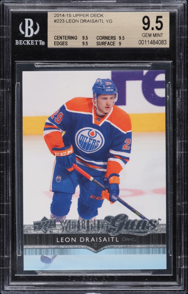 2014 Upper Deck Young Guns Leon Draisaitl ROOKIE #223 BGS 9.5 GEM MINT