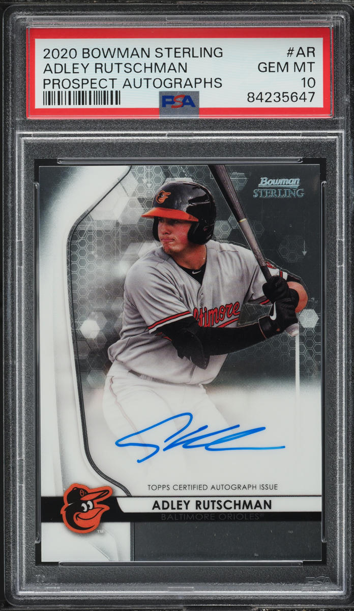 Adley Rutschman #BSPA-AR 2020 Bowman Sterling Baseball Prospect Autographs