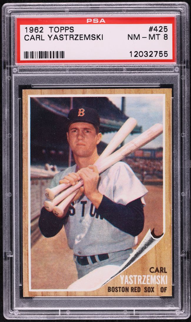 1962 Topps Carl Yastrzemski #425 PSA 8 NM-MT
