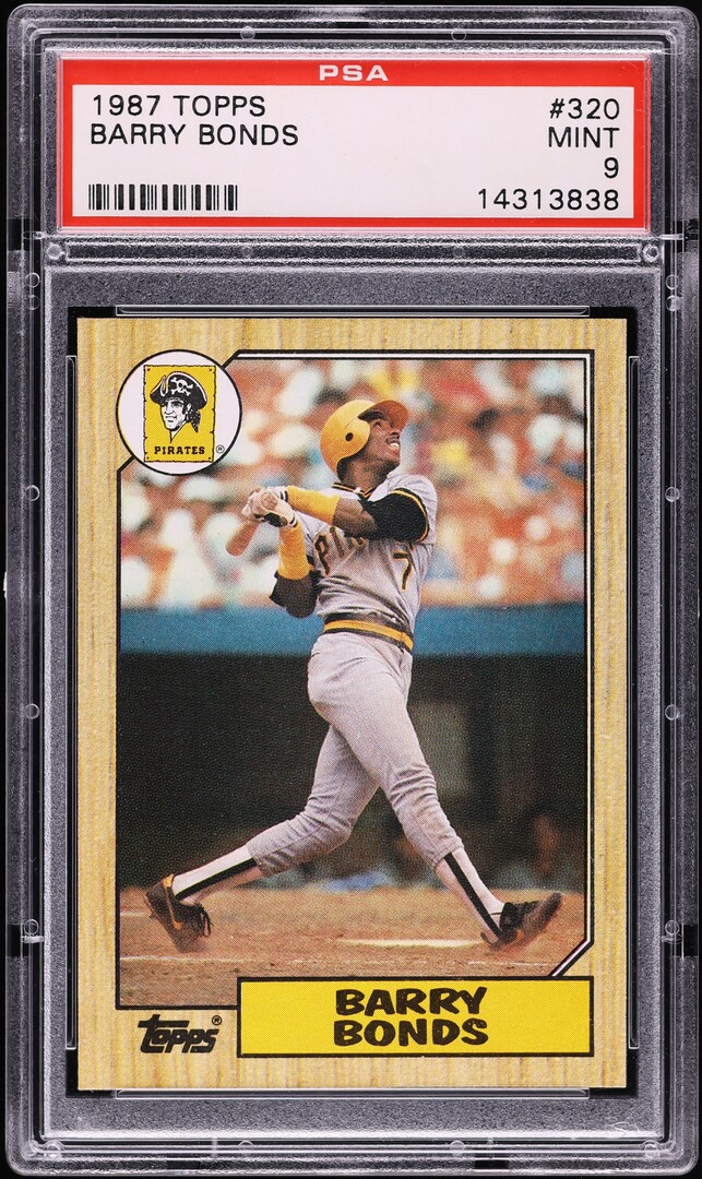1987 Topps Barry Bonds ROOKIE #320 PSA 9 MINT
