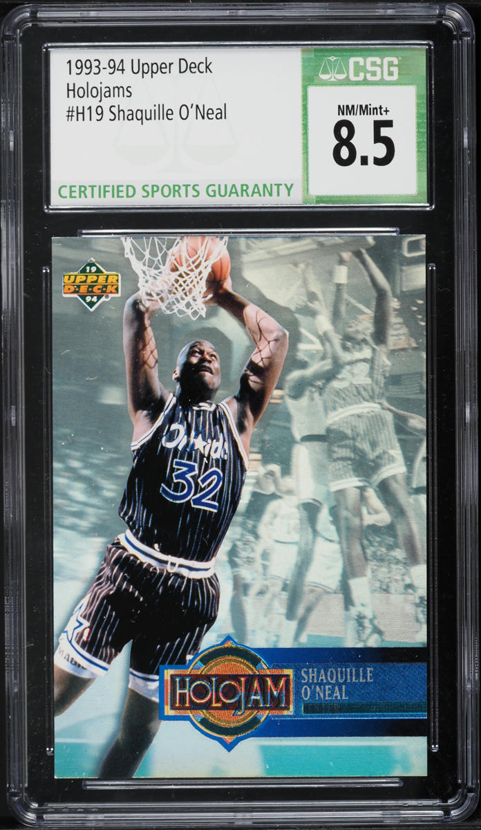 1993 Upper Deck Holojams Shaquille O'Neal #H19 CSG 8.5 NM-MT+