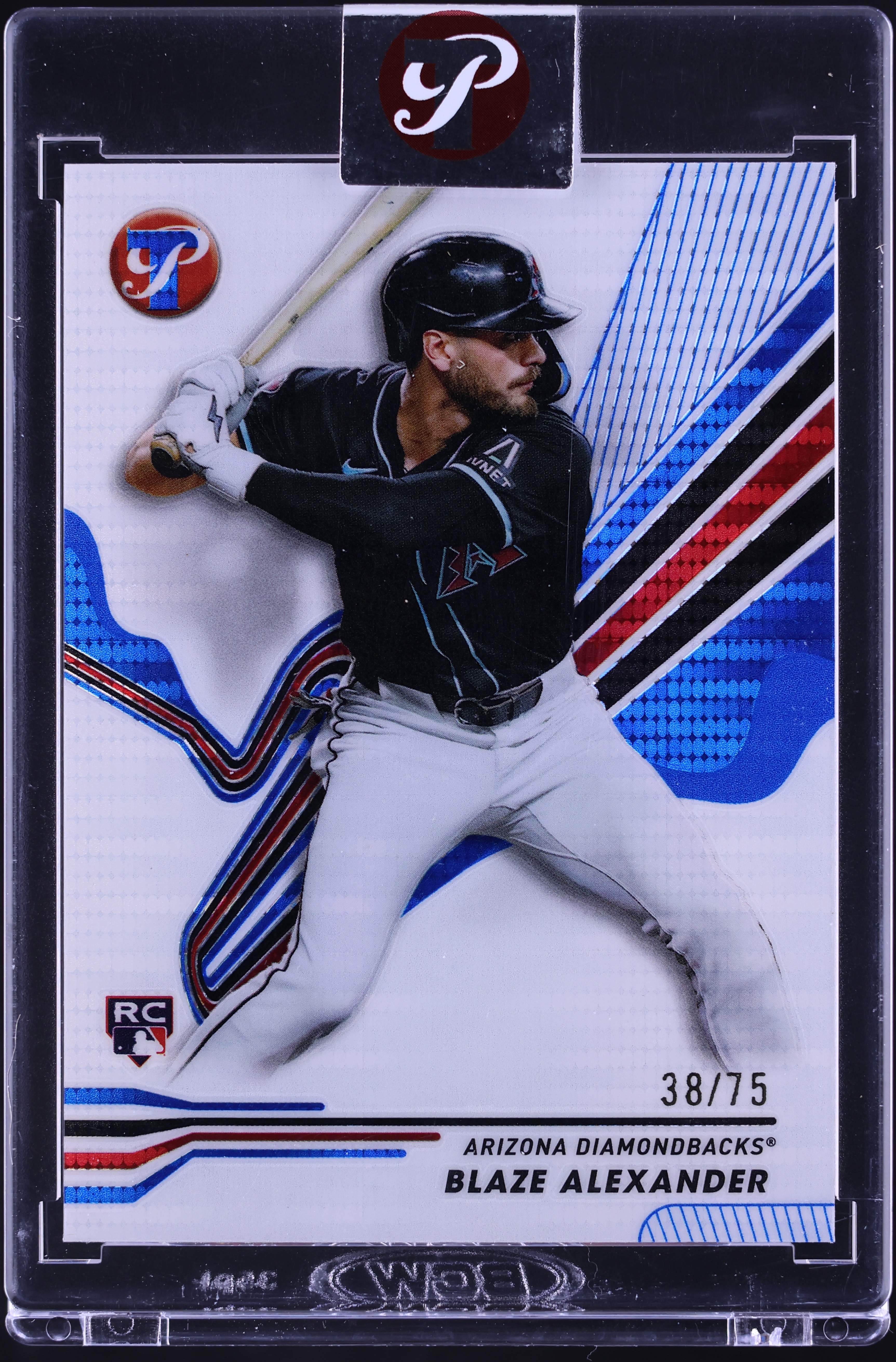 2024 Topps Pristine Blue Refractor Blaze Alexander ROOKIE /75 #132