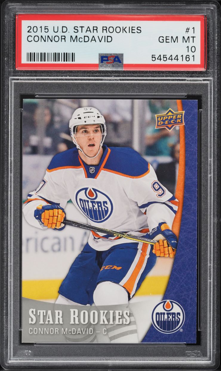 2015 Upper Deck Star Rookies Connor McDavid ROOKIE #1 PSA 10 GEM MINT