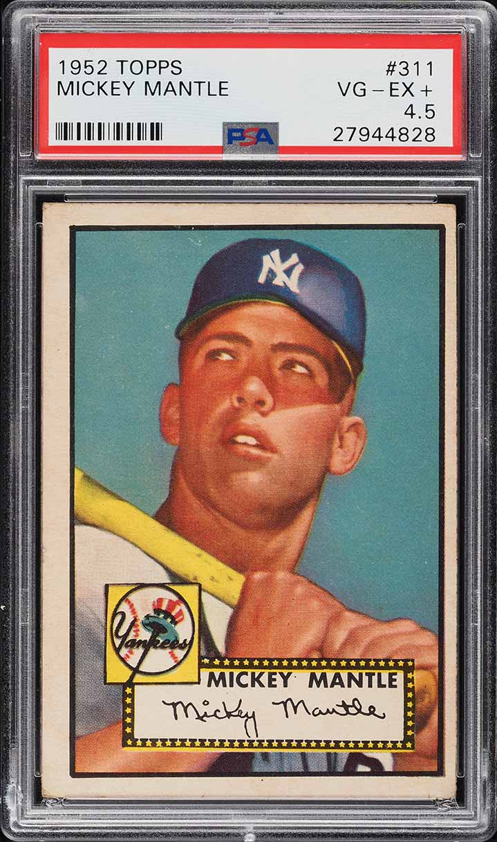 1952 Topps Mickey Mantle #311 PSA 4.5 VGEX+