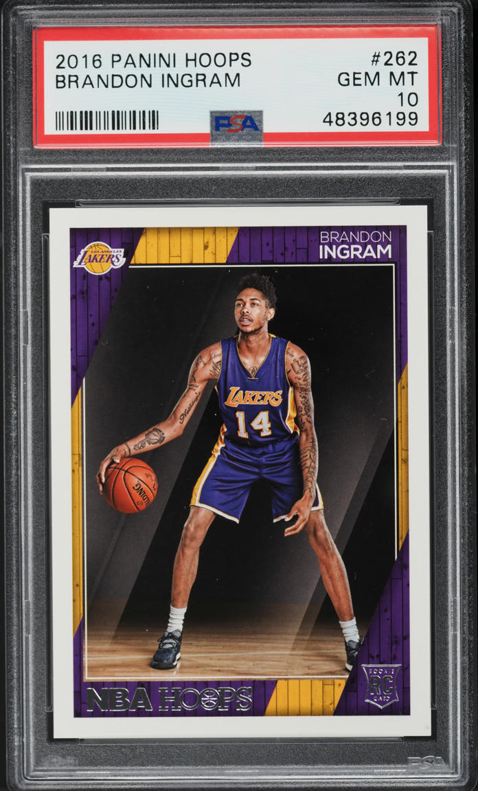 2016 Hoops Brandon Ingram ROOKIE #262 PSA 10 GEM MINT