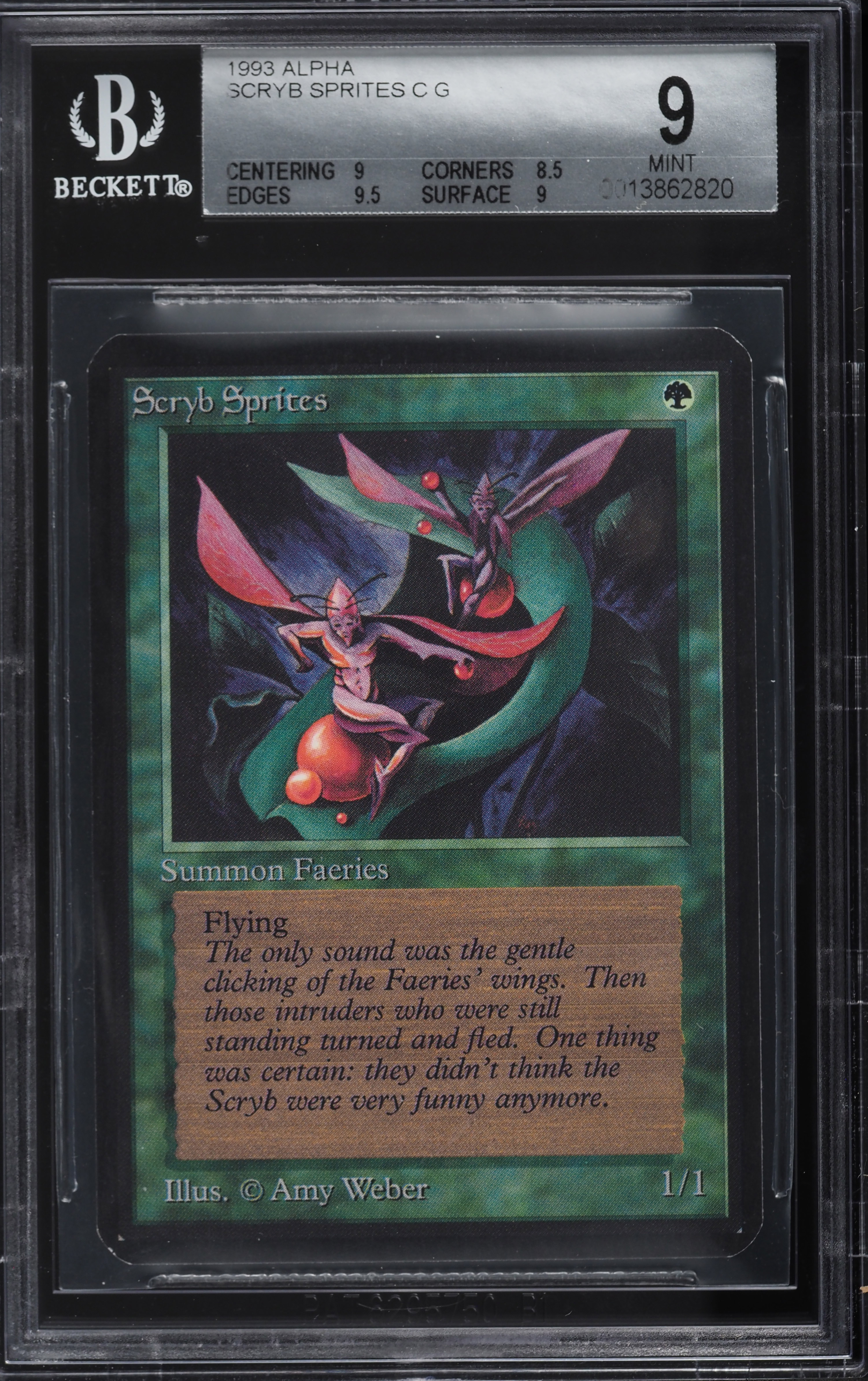 1993 Magic The Gathering MTG Alpha Scryb Sprites C G BGS 9 MINT