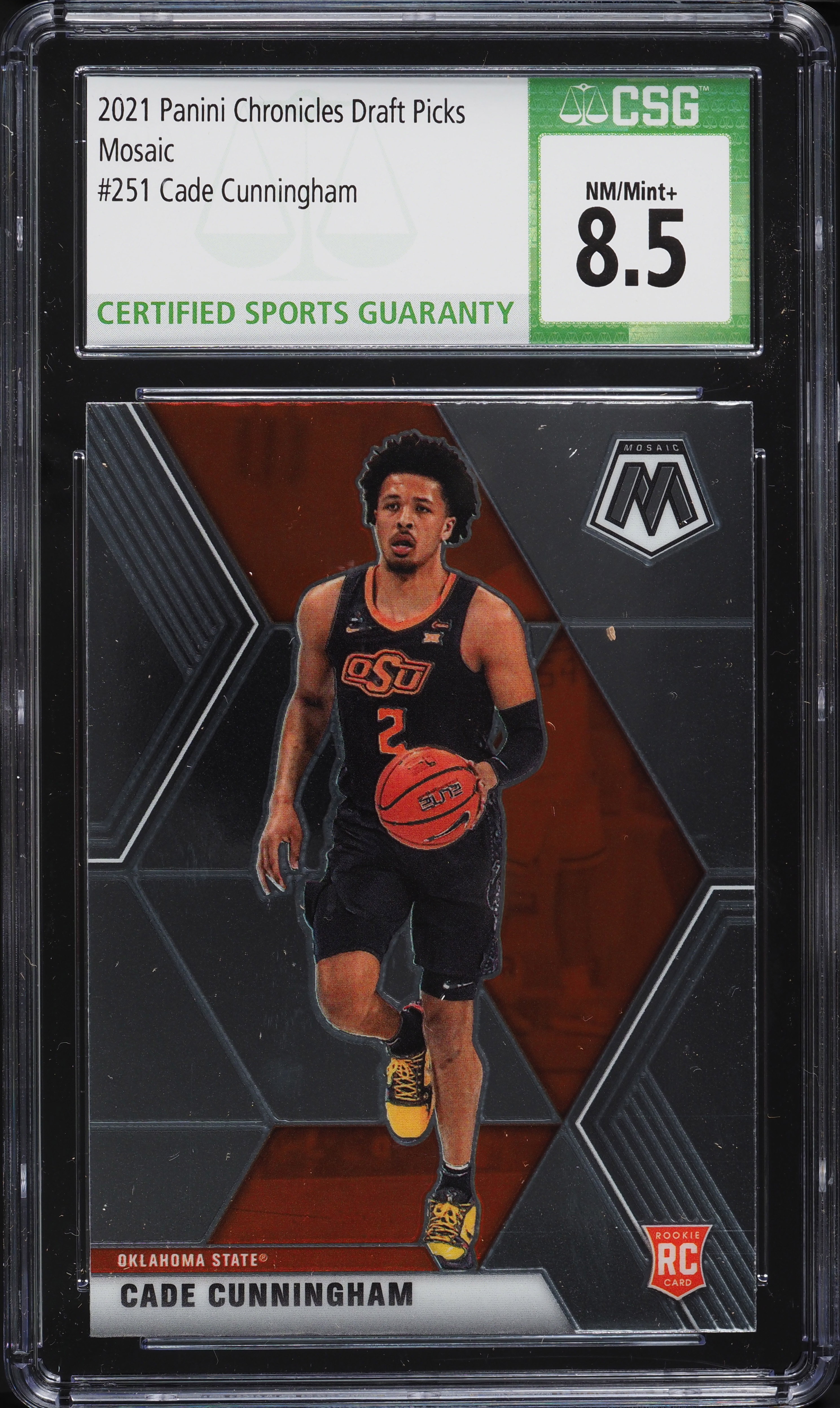 2021 Panini Chronicles Draft Picks Mosaic Cade Cunningham ROOKIE