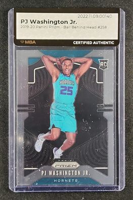 2019 Panini Prizm PJ Washington Jr. ROOKIE #258 MBA AUTH