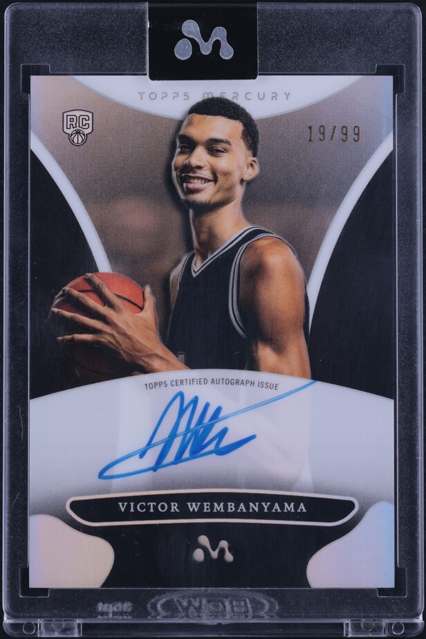 2024 Topps Mercury Victor Wembanyama ROOKIE AUTO /99 #WA-5