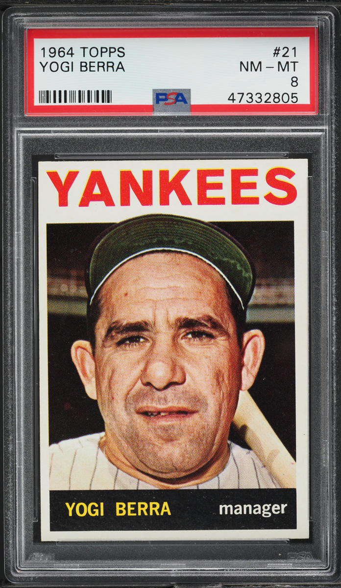 1964 Topps Yogi Berra #21 PSA 8 NM-MT